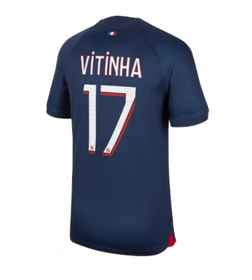 Paris Saint-Germain Vitinha Ferreira #17 Hjemmebanetrøje 2023-24 Kort ærmer